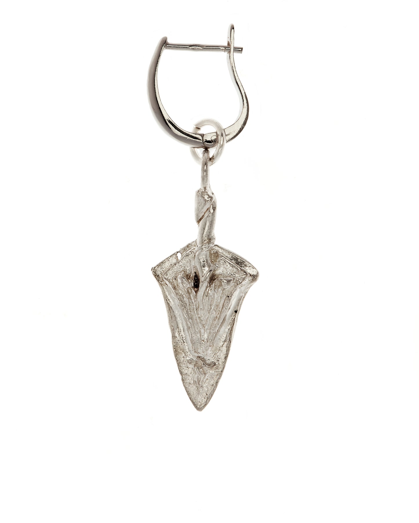 Sterling Silver Spear Shaped Earring