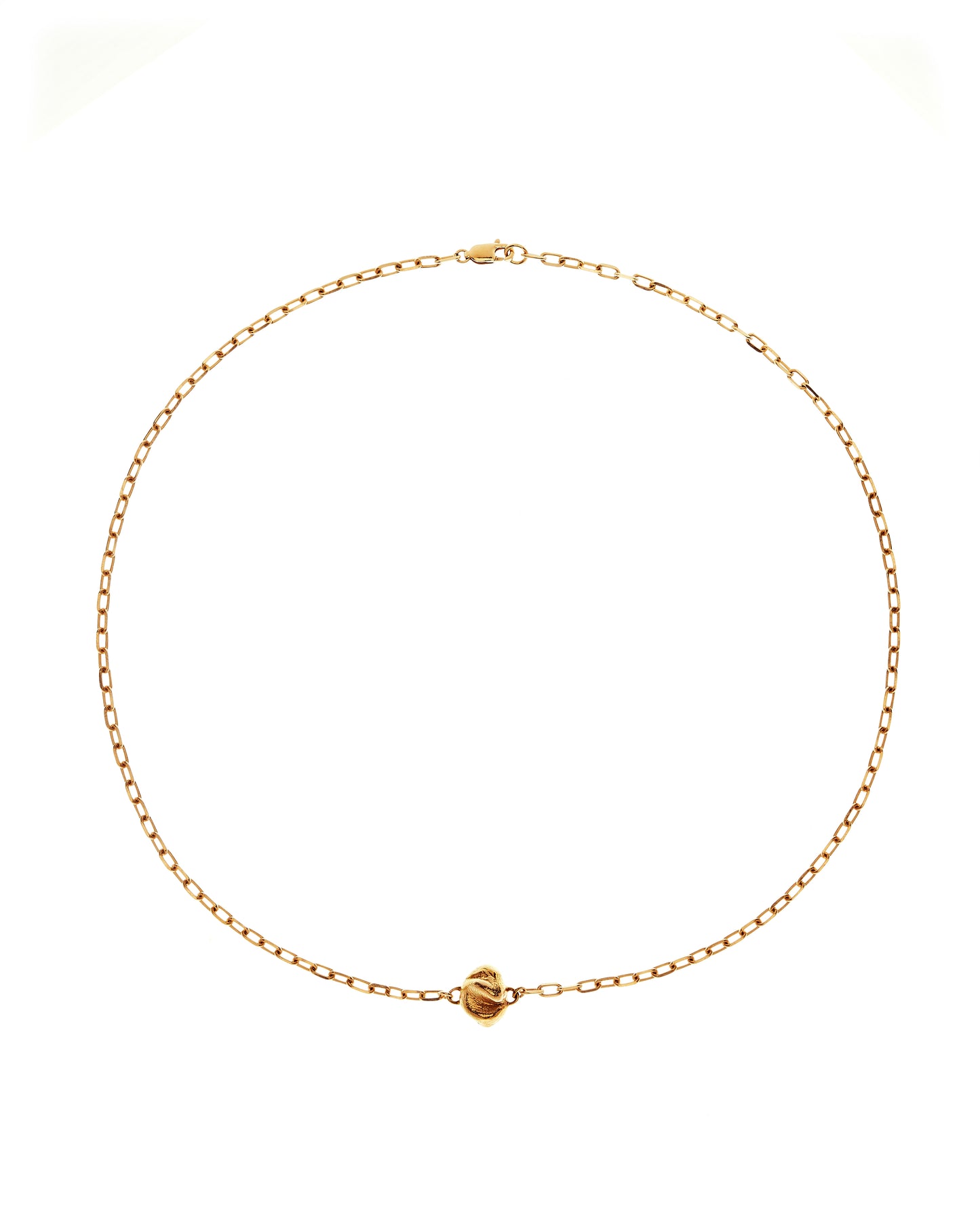 Full view of gold vermeil Richard Murphy Necklace