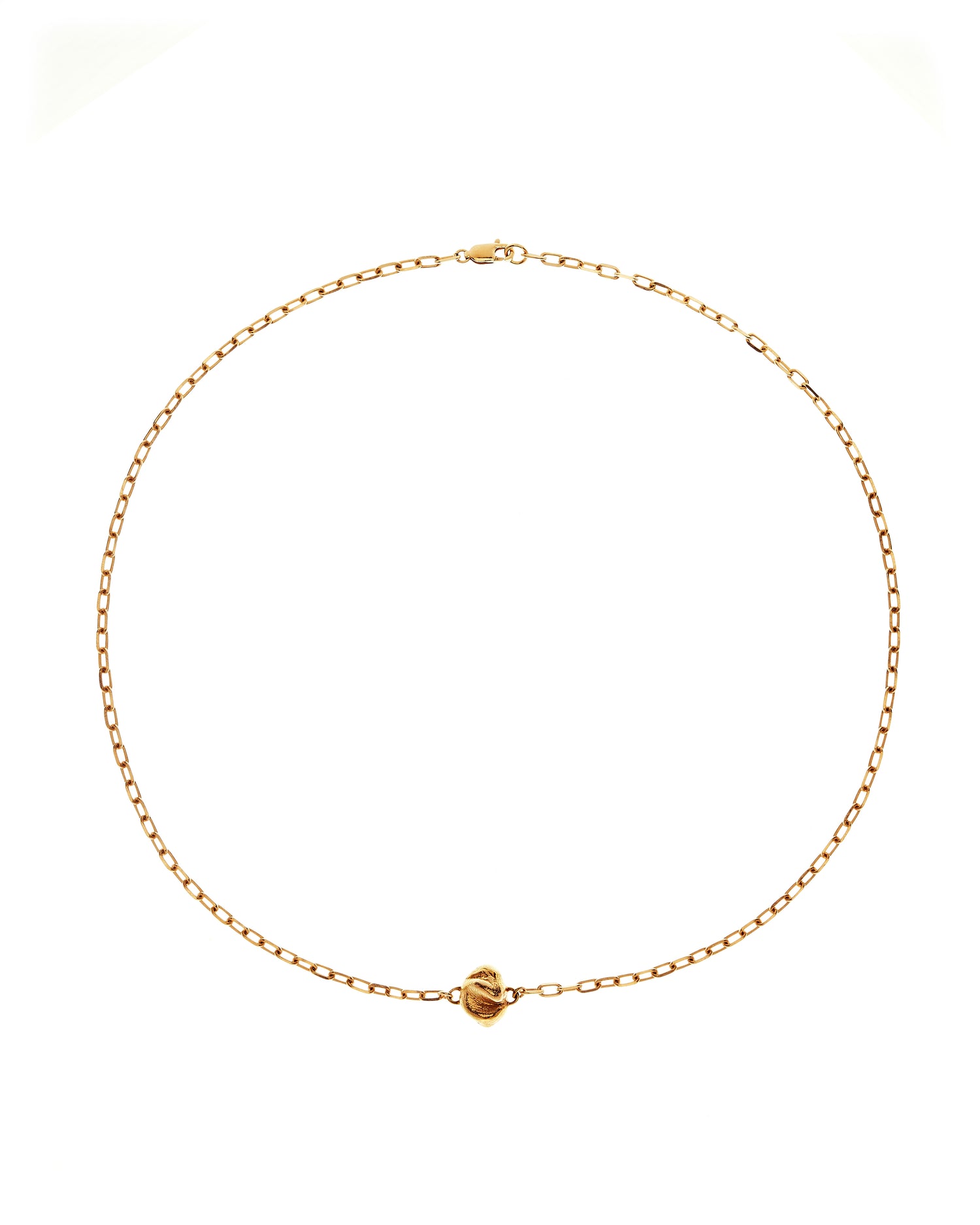 Full view of gold vermeil Richard Murphy Necklace